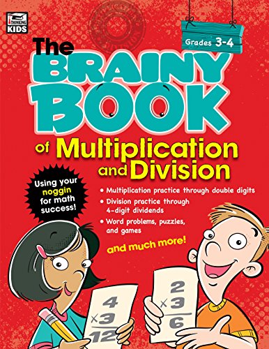 9781483813271: The Brainy Book of Multiplication and Division: Grades 3-4