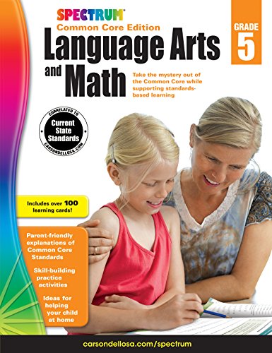 Stock image for Spectrum Language Arts and Math, Grade 5 : Common Core Edition for sale by Better World Books