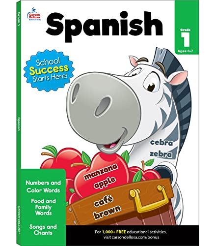 Beispielbild fr Spanish Workbook, Grade 1 (Brighter Child: Grades 1) zum Verkauf von AwesomeBooks