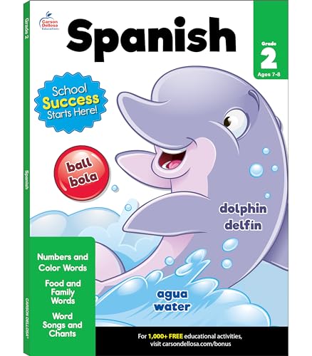 9781483816562: Spanish Workbook, Grade 2 (Brighter Child Workbooks)