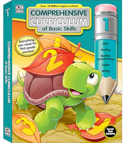 9781483824109: Comprehensive Curriculum of Basic Skills 1st Grade Workbooks All Subjects Ages 6-7, Math, Reading Comprehension, Writing, Spelling, Vocabulary, Addition, Subtraction, First Grade Workbook (544 pgs)