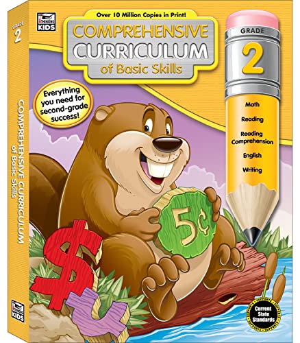 Beispielbild fr Comprehensive Curriculum of Basic Skills 2nd Grade Workbooks All Subjects for Ages 7-8, Math, Reading Comprehension, Writing, Addition, Subtraction, and More, Second Grade Workbooks (544 pgs) zum Verkauf von Reliant Bookstore