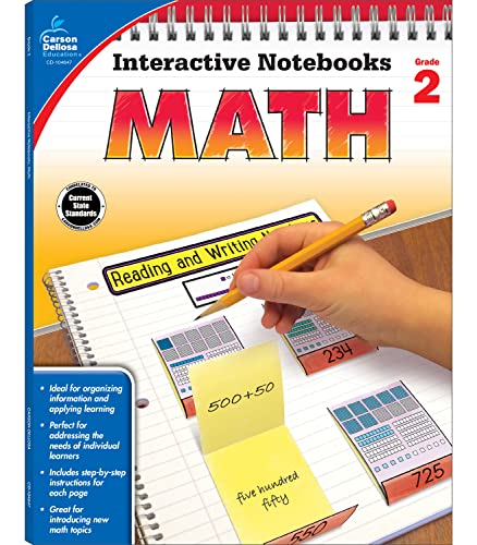 9781483824635: Math, Grade 2 (Interactive Notebooks)