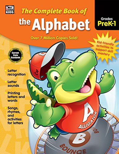 Stock image for Carson Dellosa Complete Book of the Alphabet Workbook for Kids?PreK-Grade 1 Letter Recognition and Sounds, Writing Letters and Words Practice (416 pgs) for sale by Orion Tech