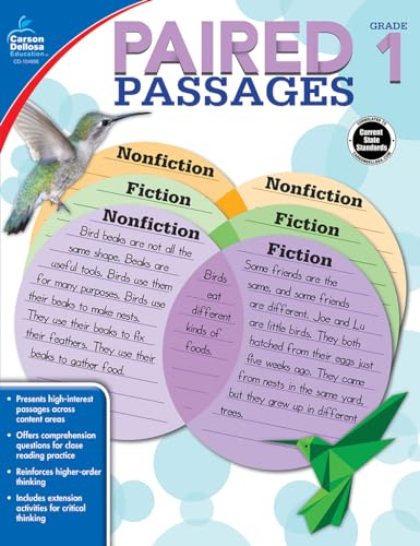 Beispielbild fr Paired Passages, Grade 1 zum Verkauf von Better World Books