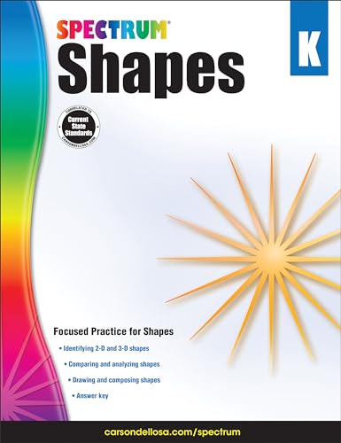 Stock image for Spectrum - Shapes, Grade K Workbook for sale by GF Books, Inc.
