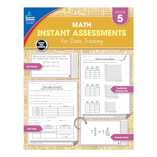 Beispielbild fr Instant Assessments for Data Tracking, Grade 5 : Math zum Verkauf von Better World Books