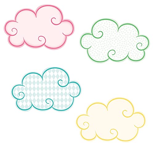

Carson Dellosa  Up and Away Clouds Mini Colorful Cut-Outs, Classroom Décor, 36 Pieces