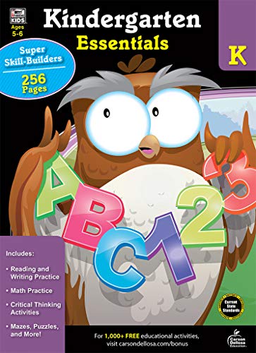 Imagen de archivo de Carson Dellosa ? Kindergarten Essentials Workbook for Kindergarten, 256 Pages a la venta por Gulf Coast Books