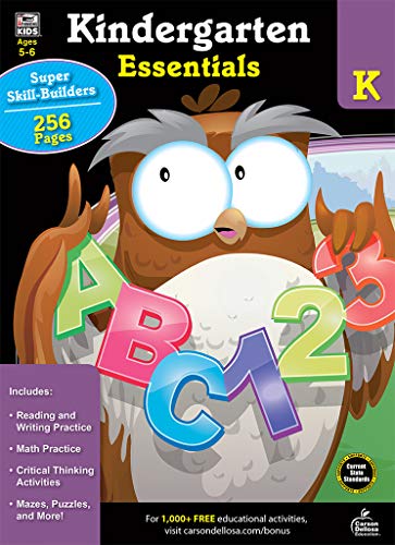 Stock image for Carson Dellosa ? Kindergarten Essentials Workbook for Kindergarten, 256 Pages for sale by Gulf Coast Books