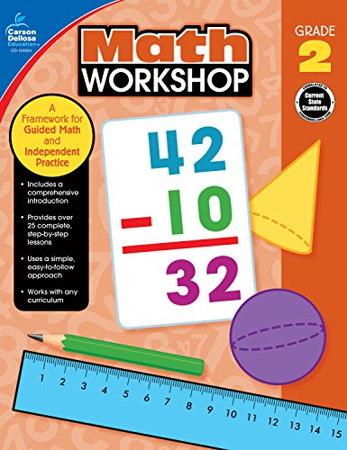 Beispielbild fr Carson-Dellosa Math Workshop Resource Book, Grade 2 zum Verkauf von Your Online Bookstore