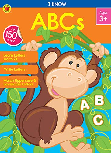 Imagen de archivo de Carson Dellosa ? I Know ABCs Workbook for PK, 1st Grade, 64 Pages with Stickers, Ages 3+ a la venta por Books Unplugged