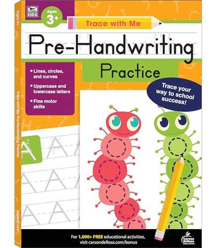 Stock image for Carson Dellosa | Trace with Me: Pre-Handwriting Activity Book | Preschool-2nd Grade, 128pgs for sale by SecondSale