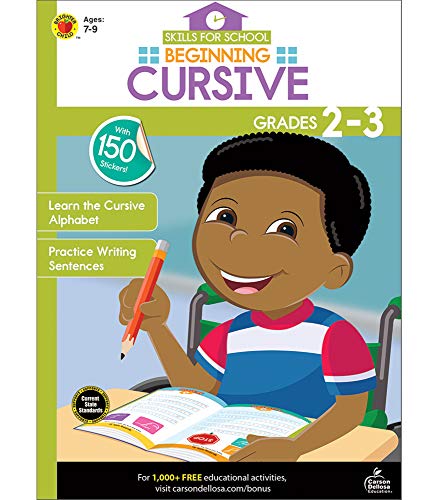 Immagine dell'editore per Carson Dellosa Skills for School: Beginning Cursive Workbook?Grades 2-3 Cursive Writing Practice, Tracing Letters, Words, Sentences Writing Skills (64 pgs) venduto da Orion Tech
