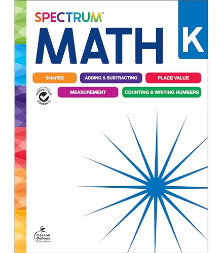 Imagen de archivo de Spectrum Math Workbook, Grade K a la venta por Blackwell's