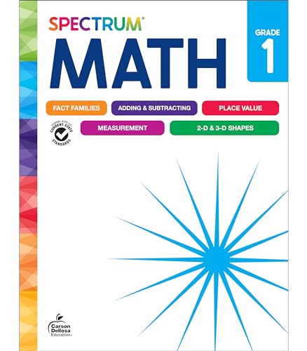 Imagen de archivo de Spectrum Math Workbook, Grade 1 a la venta por Blackwell's