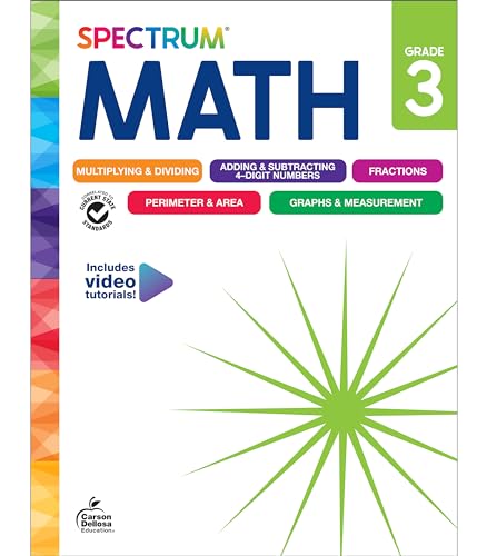 Imagen de archivo de Spectrum Math Workbook, Grade 3 a la venta por Blackwell's