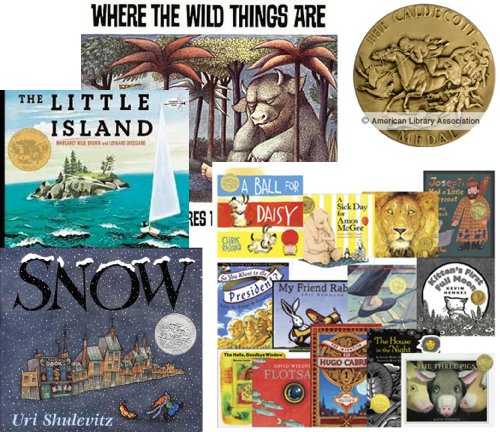 Book Sets Caldecott (9): Officer Buckle and Gloria - Miss Rumphius - Peppe the Lamp Lighter - The Stinky Cheese Man and Other Stories - Where the Wild Things Are - Song and Dance Man - Snow - The Little Island - Albert (An Unofficial Box Set) (9781483900148) by Maurice Sendak; Donna Jo Napoli; Margaret Wise Brown; Uri Shulevitz; Karen Ackerman; Jon Scieszka; Eric Kimmel