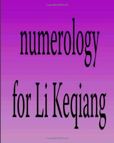 9781483900704: Numerology for Li Keqiang