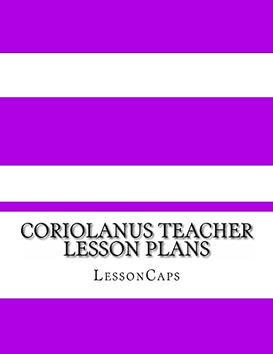 Beispielbild fr Coriolanus Teacher Lesson Plans zum Verkauf von THE SAINT BOOKSTORE