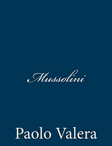 Imagen de archivo de Mussolini a la venta por THE SAINT BOOKSTORE