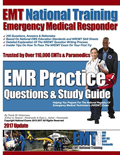 Stock image for EMT National Training Emergency Medical Responder, EMR Practice Questions for sale by Zoom Books Company