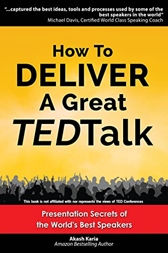 Imagen de archivo de How to Deliver a Great TED Talk: Presentation Secrets of the World's Best Speakers a la venta por SecondSale