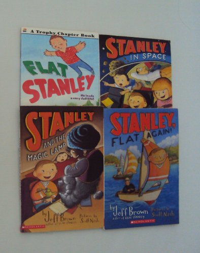 Stock image for Flat Stanley 6 Book Set:Flat Stanley; Invisible Stanley; Stanley and the Magic Lamp; Stanley in Space; Stanley, Flat Again; and Stanley's Christmas Adventure. (Flat Stanley, 1-6) by Jeff Brown (2010) for sale by Plum Books