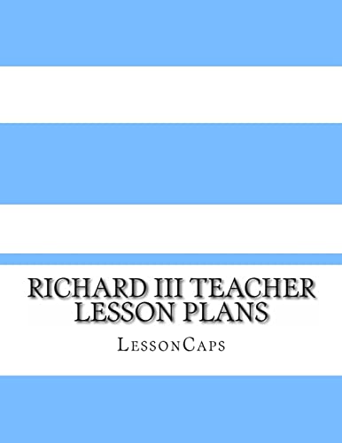 Beispielbild fr Richard III Teacher Lesson Plans zum Verkauf von THE SAINT BOOKSTORE