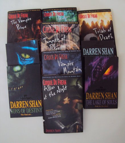 Stock image for Cirque Du Freak 8 Book Collection : Tunnels of Blood - Sons of Destiny - Killers of the Dawn - The Lake of Souls; Lord of the Shadows - (Mixed Hardcover Paperback) (Book sets for Teens) for sale by Blindpig Books