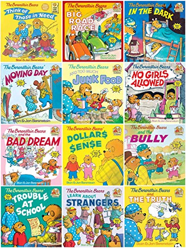 Stock image for The Berenstain Bears Collection (12): The Berenstain Bears and Too Much Junk Food; the Berenstain Bears Learn About Strangers; Berenstain Bears & the Bully; Berenstain Bears Moving Day; Berenstain Bears Dollars and Sense; No Girls Allowed (An Unofficial Box Set :The Berenstain Bears Bad Dream - Think of Those in Need - Easter - Trouble At School) for sale by Vive Liber Books