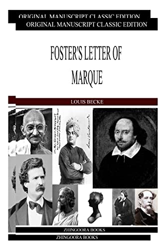 Foster's Letter Of Marque (9781484121153) by Becke, Louis