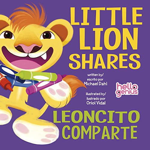 Imagen de archivo de Little Lion Shares / Lencito Comparta (Hello Genius) (English and Spanish Edition) a la venta por Red's Corner LLC