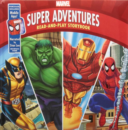 9781484704356: Marvel Super Adventures: Read-and-Play Storybook: Purchase Includes Mobile App for iPhone and iPad! Narrated by Stan Lee
