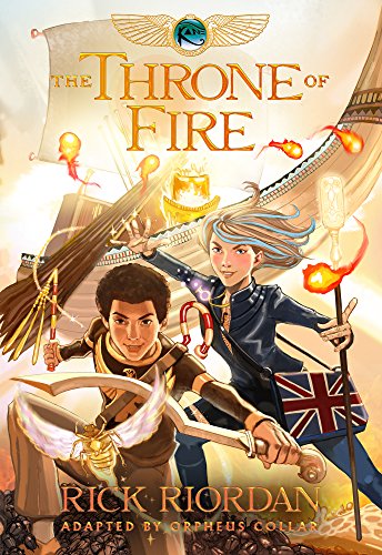 Imagen de archivo de The Kane Chronicles, Book Two The Throne of Fire: The Graphic Novel a la venta por Half Price Books Inc.