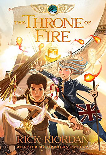 9781484714904: The Throne of Fire: The Graphic Novel (Kane Chronicles, 2)