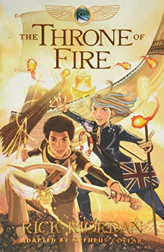 9781484714935: The Throne of Fire: The Graphic Novel: 2 (The Kane Chronicles, 2)