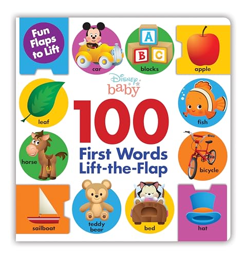 Beispielbild fr Disney Baby: 100 First Words LifttheFlap zum Verkauf von Better World Books