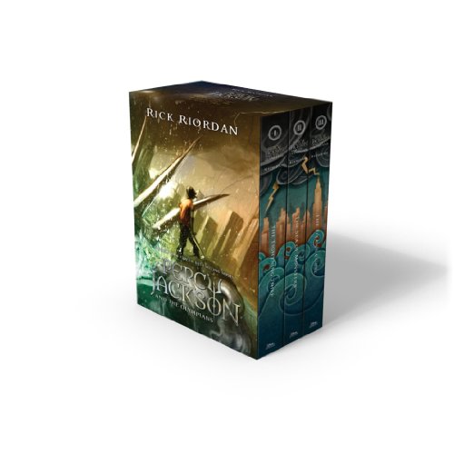 Beispielbild fr Percy Jackson and the Olympians 3 Book Paperback Boxed Set with new covers (Percy Jackson the Olympians) zum Verkauf von Goodwill of Colorado