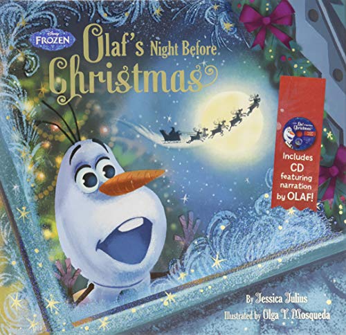 Stock image for Frozen Olaf's Night Before Christmas Book & CD for sale by SecondSale