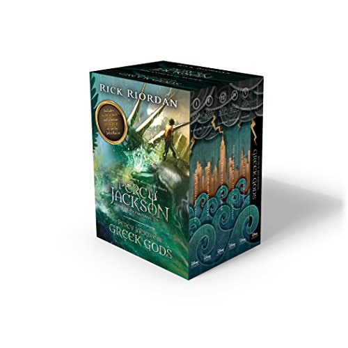 Beispielbild fr Percy Jackson and the Olympians Complete Series and Percy Jackson's Greek Gods Boxed Set zum Verkauf von GoldBooks