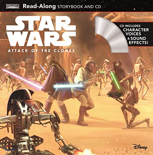 9781484781807: Star Wars Attack of the Clones (Read-along Storybook and Cd)