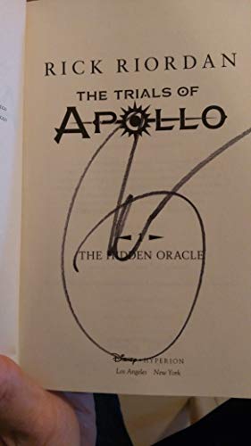 9781484786819: Trials of Apollo, The Book One The Hidden Oracle (Signed Edition)