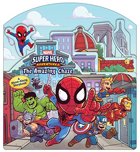 Stock image for Marvel Super Hero Adventures The Amazing Chase: A Move-Along Storybook for sale by SecondSale