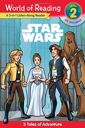 Stock image for Star Wars: 3 Tales of Adventure (World of Reading, Level 2: Star Wars: 3-in-1 Listen-along Reader) for sale by WorldofBooks