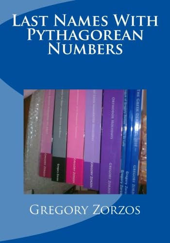 Last Names With Pythagorean Numbers (9781484823613) by Zorzos, Gregory