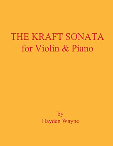 Stock image for The Kraft Sonata for Violin and Piano for sale by THE SAINT BOOKSTORE