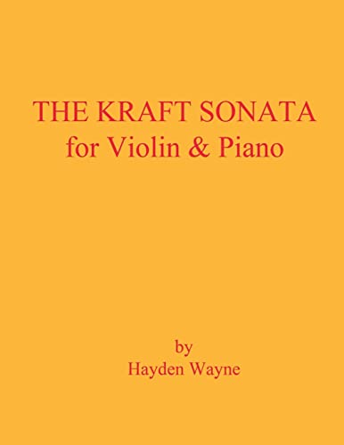 9781484881026: The Kraft Sonata for Violin and Piano