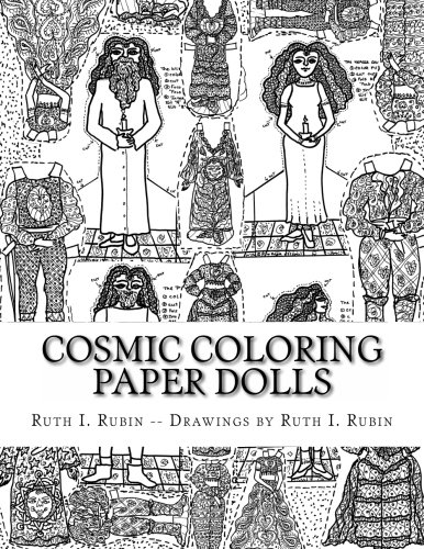 Beispielbild fr Cosmic Coloring Paper Dolls zum Verkauf von Revaluation Books