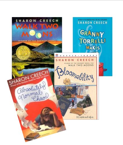 Stock image for Sharon Creech Pack: Absolutely Normal Chaos,Bloomability, Chasing Redbird, Hate that cat, Ruby Holler, Walk Two Moons, Wanderer for sale by Books Unplugged